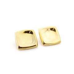 DENI - pendientes cuadrados dorados 30mm