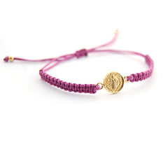 SAN BENITO MAC- silver medal bracelet 9mm