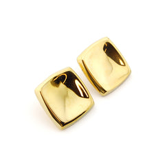 DENI - pendientes cuadrados dorados 30mm