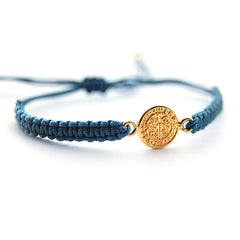 SAN BENITO MAC- silver medal bracelet 9mm