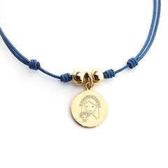 CIELITO J DOR- collar personalizable medalla dorada 15mm EXCLUSIVO ONLINE