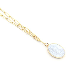 ALLIANCE Scapular - 23mm gold medal necklace