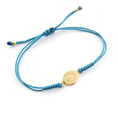 VIRGIN OF GUADALUPE - silver medal bracelet 11x9mm