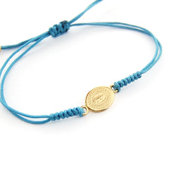 VIRGIN OF GUADALUPE - silver medal bracelet 11x9mm