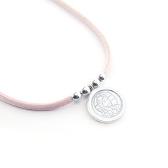 ORA PRO NOBIS Scapular - 20mm silver medal necklace with elastic