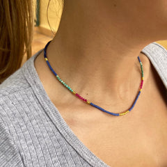 TROPIC - collar piedras de colores