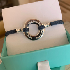 DALIA - customizable silver donut bracelet 21mm