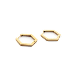 LOLA - pendientes dorados 30mm