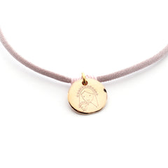CIELITO DOR - collar personalizable medalla dorada 15mm