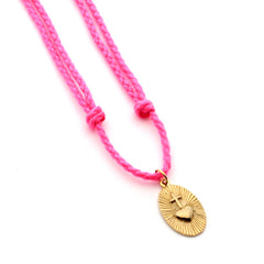 💦 STOP FLUOR DOR - personalized gold medal necklace 