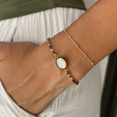 MILAGROSA NÁCAR - Pulsera acero 10x12mm