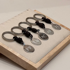 BOSCO - customizable keychain silver medal 25mm