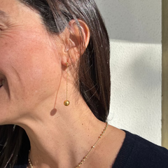 NINA - pendientes dorados