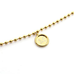 MILA - pulsera personalizable medalla dorada 13mm