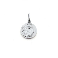 LIGHT Scapular - 18mm silver medal necklace with cord