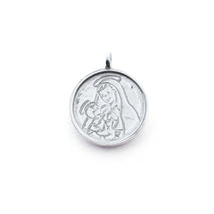 BELÉN Scapular - 20mm silver medal necklace with cord