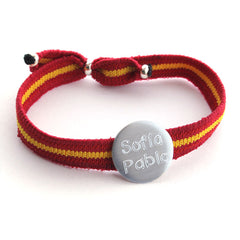 FELIPE- pulsera personalizable medalla plata 15mm