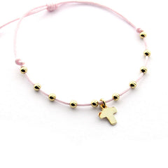 GABRIELA DOR - pulsera rosario dorada