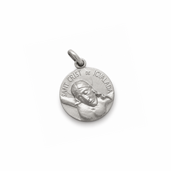 Santo Cristo de Igualada- medalla plata MATE 16mm