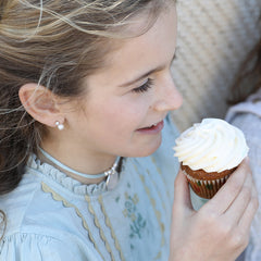 YOU AND ME - pearl and zirconia earrings