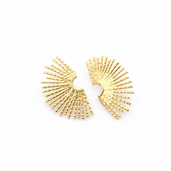 TESA - golden earrings 20mm