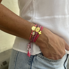 💦 STOP FLUOR DOR - gold medal bracelet 18x22mm 