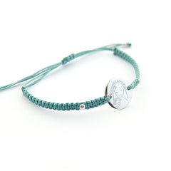 CIELITO D - customizable bracelet silver medal 15mm