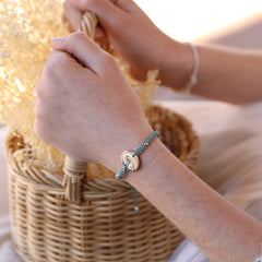 CIELITO D - customizable bracelet silver medal 15mm