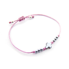 LISA - Cross and stone bracelet