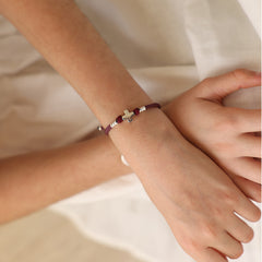 TREVI - pulsera cruz plata 10mm