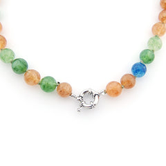 ZOE MINI - collar piedras mini plata