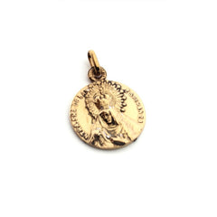 Virgen de la Esperanza - medalla clásica dorada