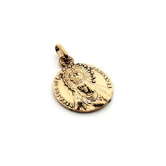 Virgen de la Esperanza - medalla clásica dorada