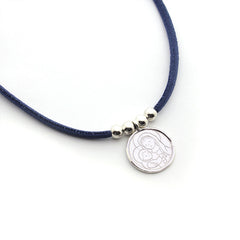 Collar ESCAPULARIO EME1 - medalla de plata 20 mm