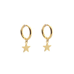 LUCY - 12mm gold hoops