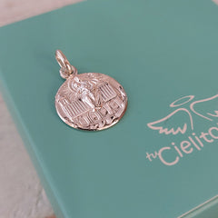 Virgen de Loreto - medalla clásica de plata