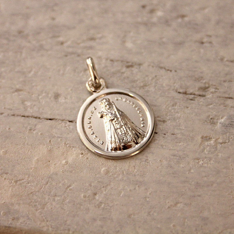 Virgen de la Candelaria - medalla clásica de plata