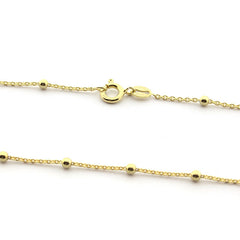 BASIC - collar cadena dorada 45cm
