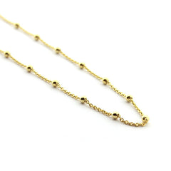 BASIC - collar cadena dorada 45cm