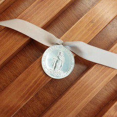 Virgen del Carmen - medallón personalizable 36mm para el RAMO DE NOVIA
