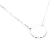 ASTER - collar personalizable medalla plata 15mm