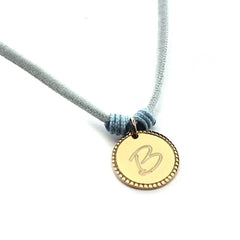 ENARA - collar personalizable medalla dorada 20mm