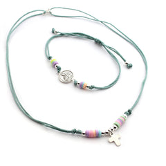 CONFETTI set - necklace and bracelet