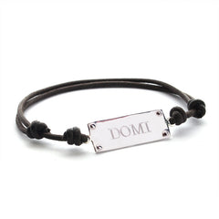 MARCO PROFES - pulsera personalizable medalla plata 30x10mm
