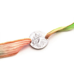 SAN ANTONIO DE PADUA - Medallón personalizable de plata 25mm para el RAMO DE NOVIA