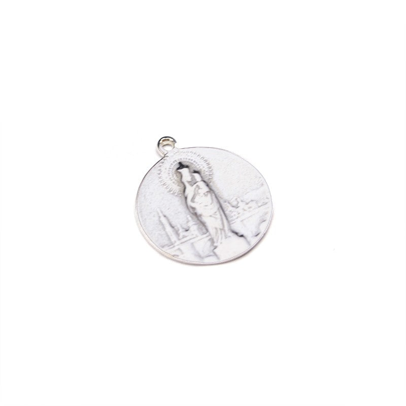 Virgen del Pilar - medalla clásica de plata 18mm