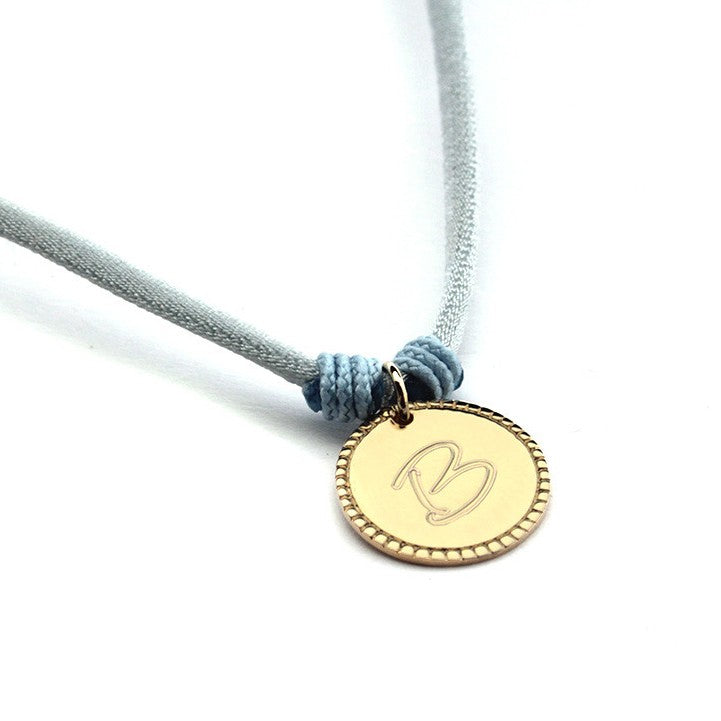 ENARA - collar personalizable medalla dorada 20mm