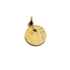 Santa Inés - medalla clásica dorada 17mm