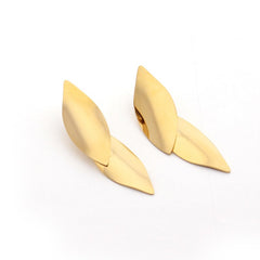 CARLA - Pendientes dorados 53mm